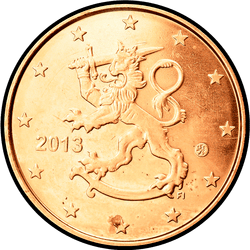 аверс 5 cents (€) 2013 ""