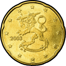 аверс 20 cents (€) 2003 ""