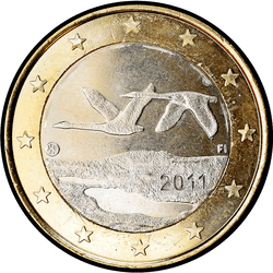 аверс 1€ 2011 ""