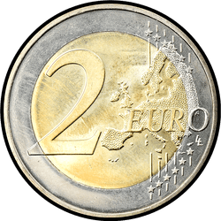 реверс 2€ 2007 "50-летие Римского договора"