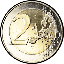 реверс 2€ 2009 "10 Jahre zur Wirtschafts- und Währungsunion"