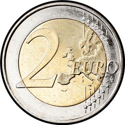 реверс 2€ 2011 "200-річчя Банку Фінляндії"