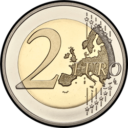 реверс 2€ 2015 "30-річчя прапора ЄС"
