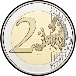 реверс 2€ 2022 "フィンランド国立バレエ100年"
