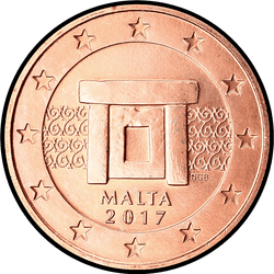 аверс 1 cent (€) 2017 ""