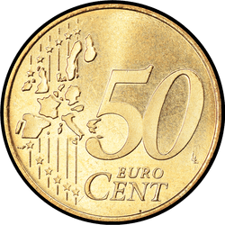 реверс 50 центів (€) 1999 ""