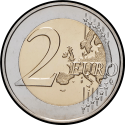 реверс 2€ 2009 "10 ° aniversario de la Unión Económica y Monetaria"