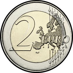 реверс 2€ 2014 "Незалежність від Британії в 1964 році"