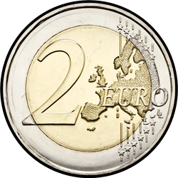 реверс 2€ 2016 "amare"