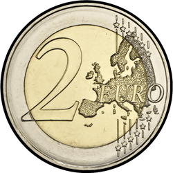 реверс 2€ 2017 "Paz"