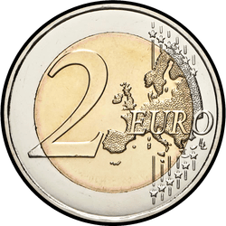 реверс 2€ 2019 "Prehistoric complex - Ta