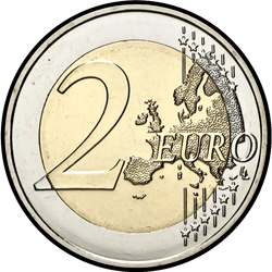 реверс 2€ 2020 "悲嘆の巨石神殿"
