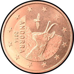 аверс 5 центів (€) 2017 ""
