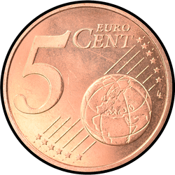 реверс 5 cents (€) 2019 ""