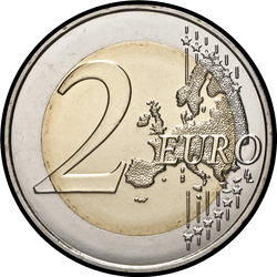 реверс 2€ 2015 "30 years of electoral age"