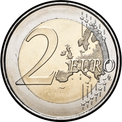 реверс 2€ 2016 "150-річчя нової реформи 1866 року"