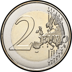реверс 2€ 2017 "100th Anniversary - Inno di Andorra"