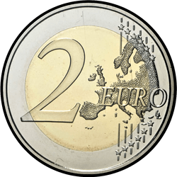 реверс 2€ 2020 "XXVII Ібера-амерыканскі саміт у Андоры-2020"