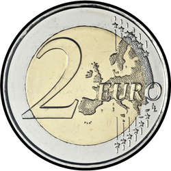 реверс 2€ 2020 "50 lat powszechnego prawa wyborczego w Andorze"