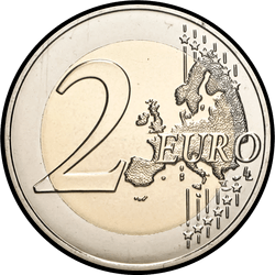 реверс 2€ 2022 "10e anniversaire de l