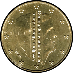 аверс 10 cents (€) 2014 "Glückliche 10 Cent, Farbe"