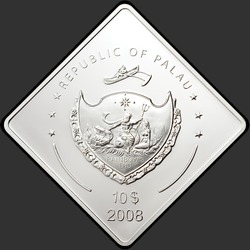 аверс 10 Dólares 2008 "Миссури"