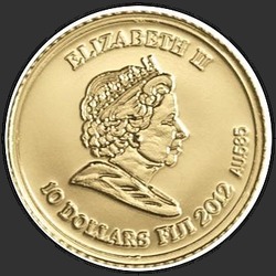аверс 10 Dollars 2012 "Золото. Тигр"