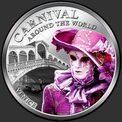 реверс 1$ (buck) 2012 "Карнавал в Венеции"
