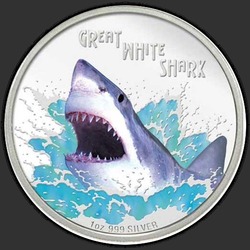реверс 1$ (buck) 2007 "Большая белая акула"