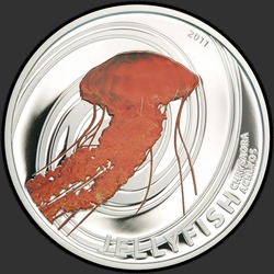 реверс 2 dollars 2011 "Медуза (рыжая)"