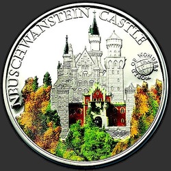 реверс 5 דולר 2010 "Замок Нойшванштайн"