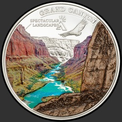 реверс 5 डॉलर 2014 "Большой каньон. Мрамор"