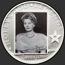 реверс 5 Dollars 2011 "Софи Лорен"