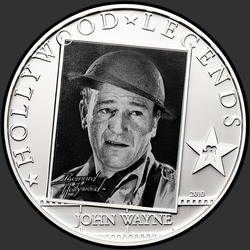 реверс 5 Dollars 2010 "Джон Уэйн"