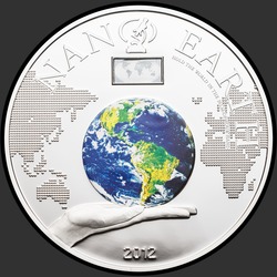 реверс 10 Dollars 2012 "Нано земля"
