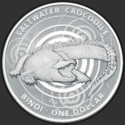 реверс 1$ (бак) 2013 "Крокодил Бинди"