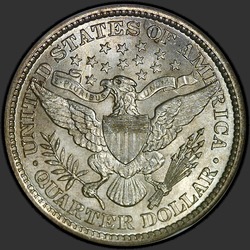 реверс 25¢ (quarter) 1894 "USA - Quarter / 1894 - P"