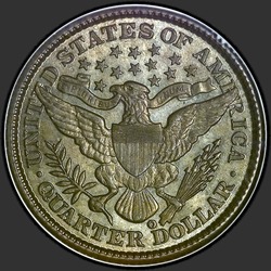 реверс 25¢ (quarter) 1894 "USA - Quarter / 1894"