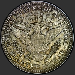 реверс 25¢ (quarter) 1906 "USA - Quarter / 1906 - D"