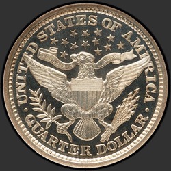 реверс 25¢ (квотер) 1894 "США - квартал / 1894 - Доказ"