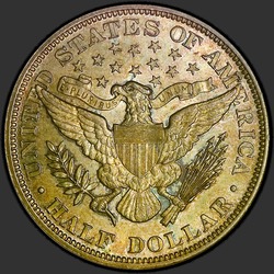 реверс 50¢ (half) 1895 "USA - 50 Cents (Half Dollar) / 1895 - Barber Half Dollar 1895"