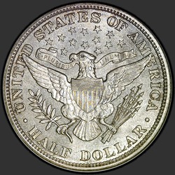 реверс 50¢ (half) 1904 "USA - 50 Cents (Half Dollar) / 1904 - Barber Half Dollar 1904"