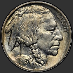 аверс 5¢ (nickel) 1913 "USA - 5 Cents / 1913 - Buffalo Five Cent 1913"