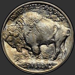 реверс 5¢ (nickel) 1913 "USA - 5 Cents / 1913 - Buffalo Five Cent 1913"