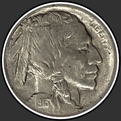 аверс 5¢ (nickel) 1913 "USA - 5 centů / 1913 - D typ 2 MS"