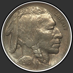 аверс 5¢ (nickel) 1916 "USA - 5 Cents / 1916 - Dbl"