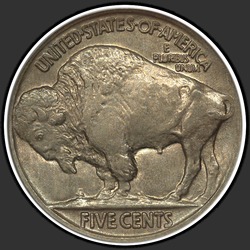 реверс 5¢ (nickel) 1916 "USA - 5 Cents / 1916 - Dbl"