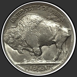 реверс 5¢ (nickel) 1916 "USA - 5 Cents / 1916 - D"