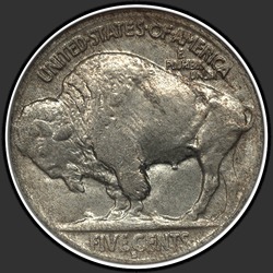 реверс 5¢ (nickel) 1919 "USA - 5 Cents / 1919 - D"