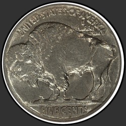 реверс 5¢ (nickel) 1920 "USA - 5 Cents / 1920 - D"